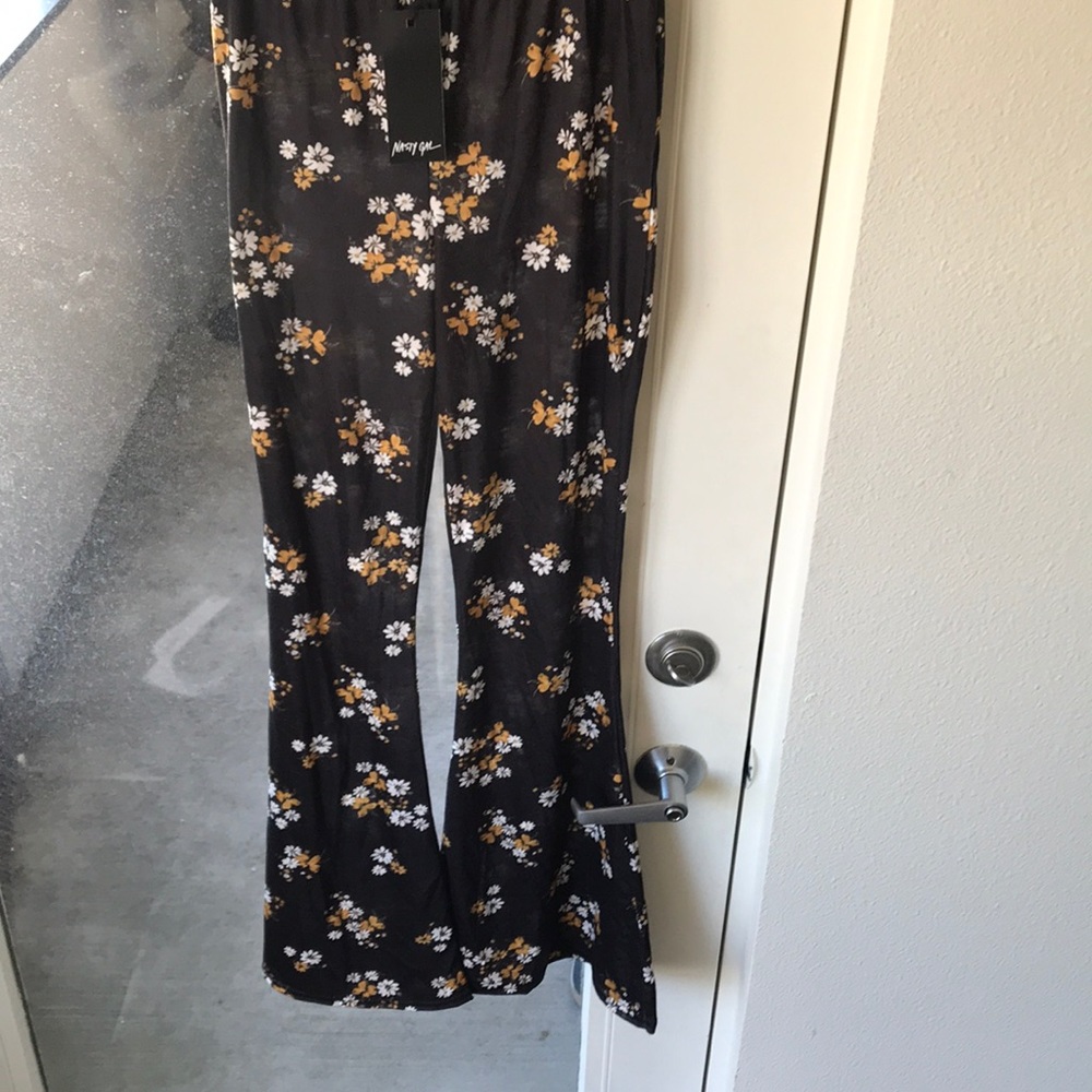 Floral Flare Pants